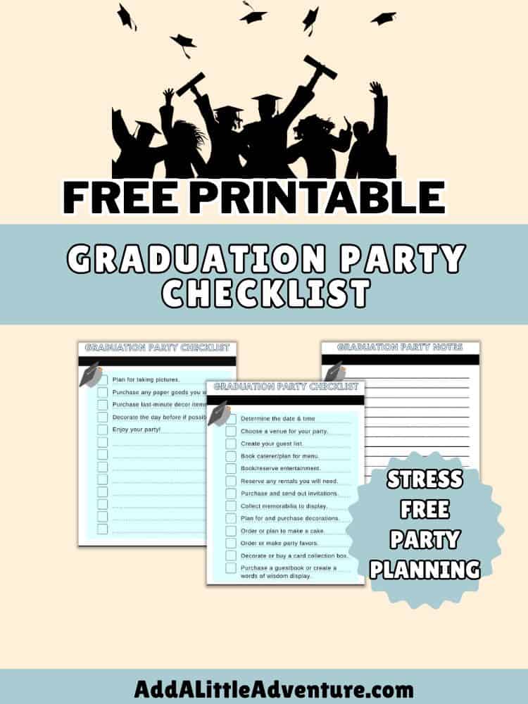 Free Printable Graduation Party Checklist