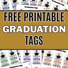 Free Printable Graduation Tags