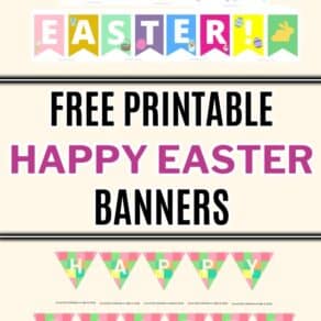 Free Printable Happy Easter Banners