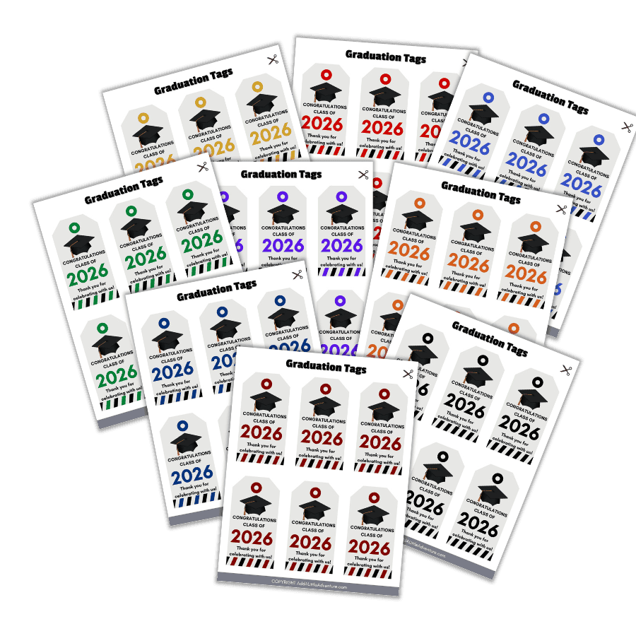 Graduation Tags for 2026