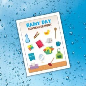 Free Printable Rainy Day Scavenger Hunt