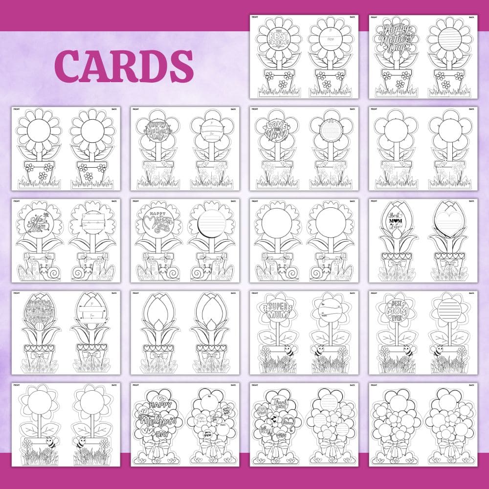 Standing Mother's Day Cards