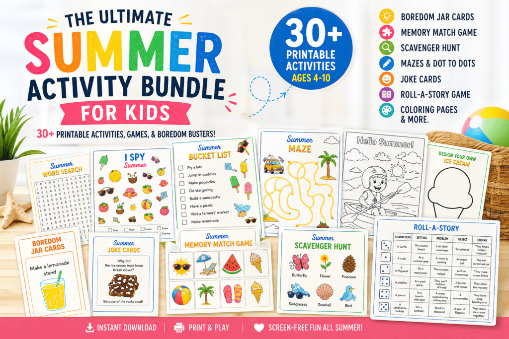 Summer Activity Bundle for Kids