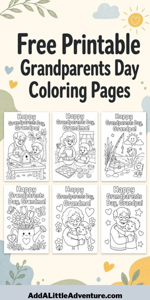 Free Printable Grandparents Day Coloring Pages