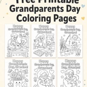 Free Printable Grandparents Day Coloring Pages
