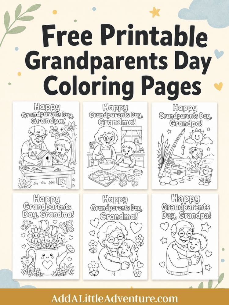Free Printable Grandparents Day Coloring Pages