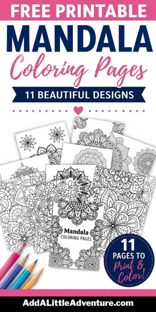 Free Printable Mandala Coloring Pages - 11 Beautiful Designs