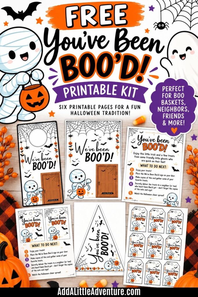 Free You've Been Boo'd Printable Kit