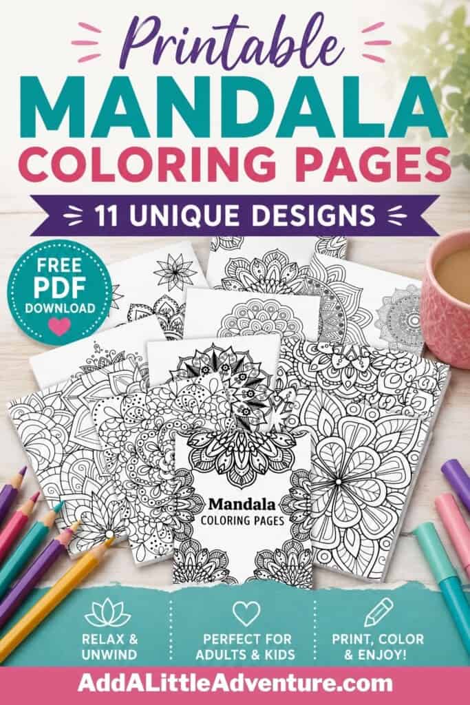 Printable Mandala Coloring Pages - Free PDF Download