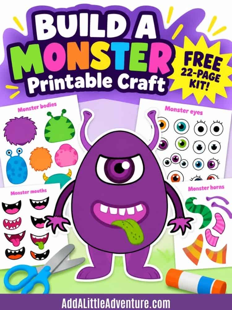 Build a Monster Printable Craft
