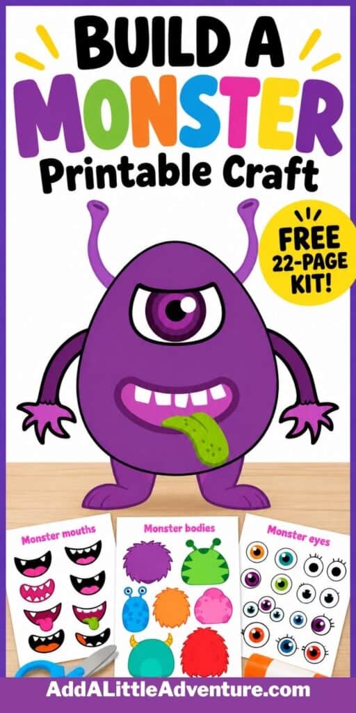 Build a Monster Printable Craft