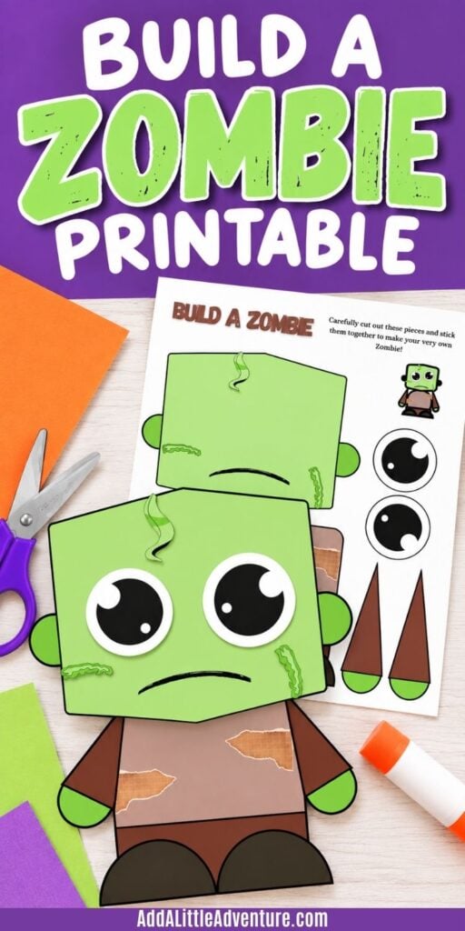 Build a Zombie Printable
