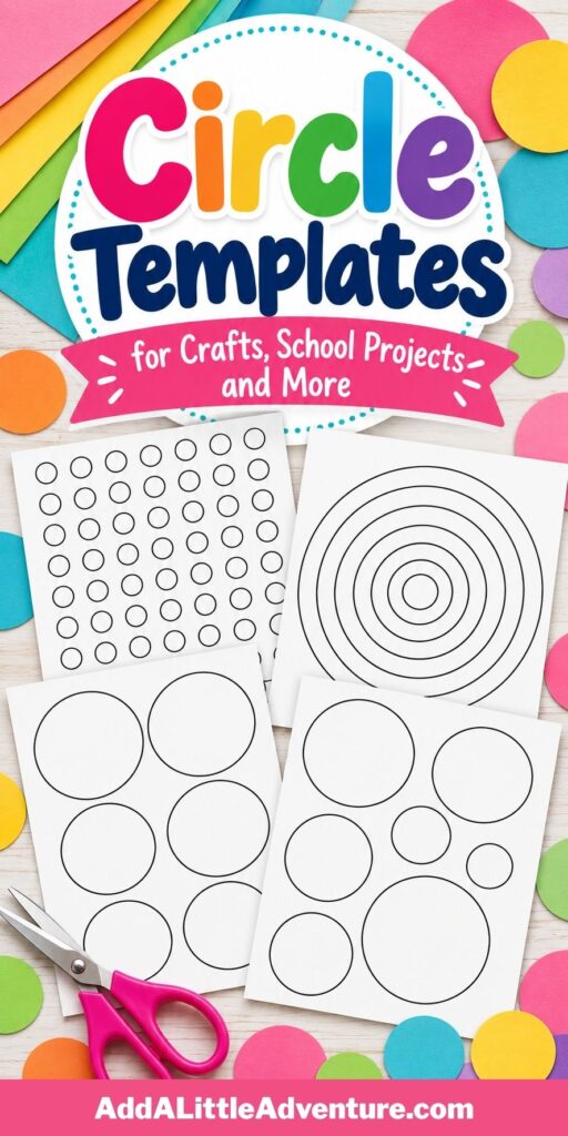 Circle Templates for Crafts, School Projects, and More