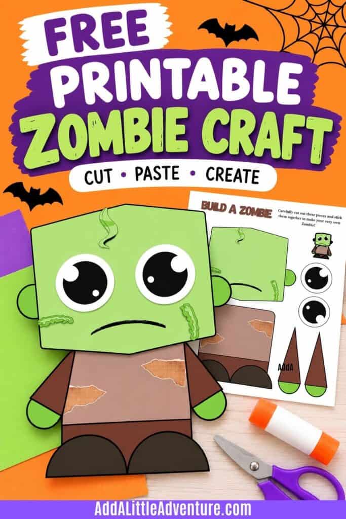Free Printable Zombie Craft